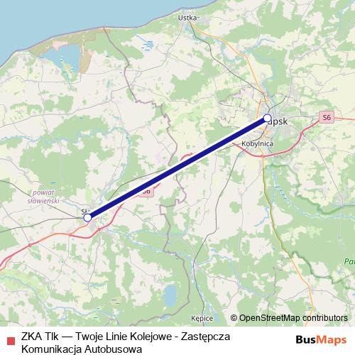 ZKA Tlk bus Line Map