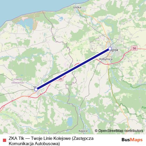 ZKA Tlk bus Line Map
