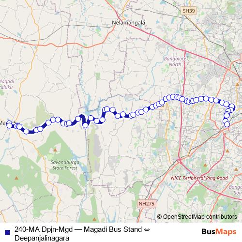 240-MA Dpjn-Mgd bus Line Map