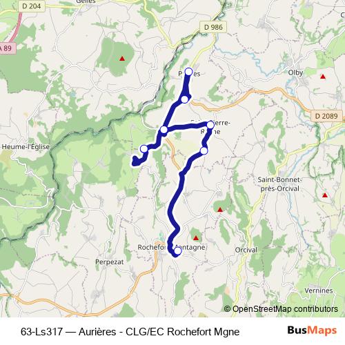 63-Ls317 bus Line Map