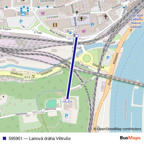 595901 funicular Line Map