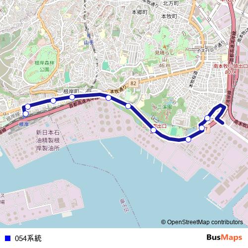 054系統 bus Line Map