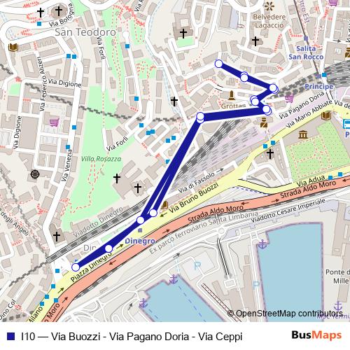 I10 bus Line Map