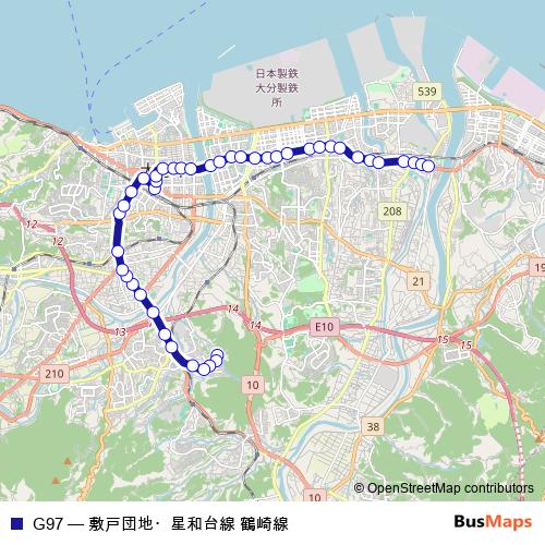 G97 bus Line Map