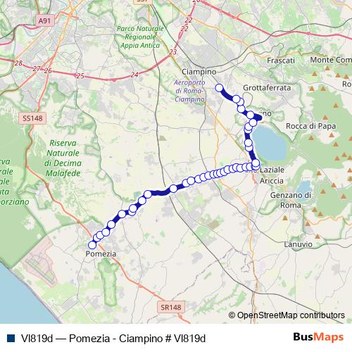 Vl819d bus Line Map