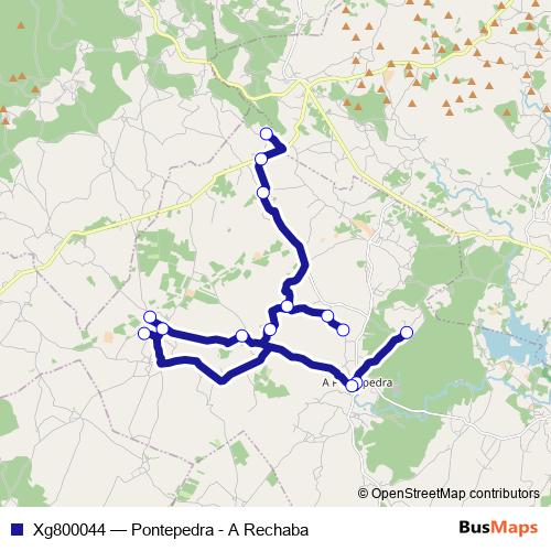 Xg800044 bus Line Map