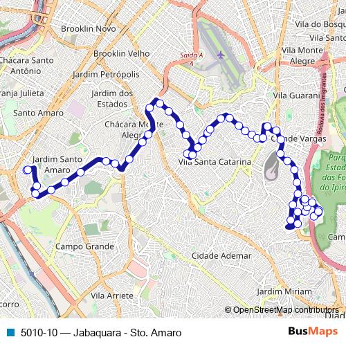 5010-10 bus Line Map