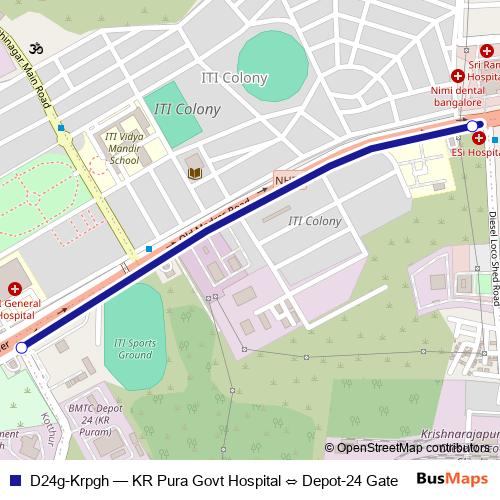D24g-Krpgh bus Line Map