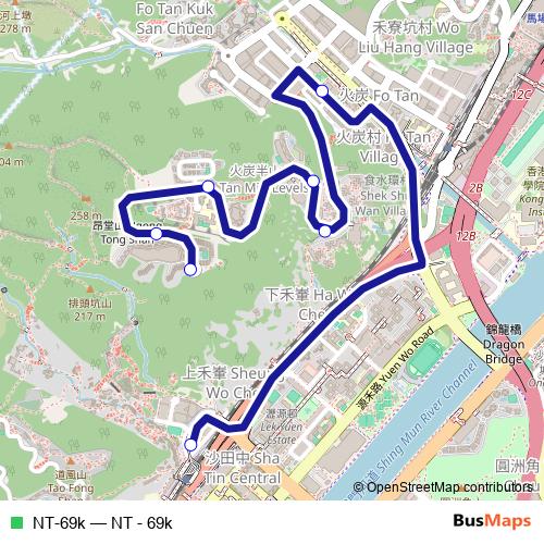 NT-69k bus Line Map