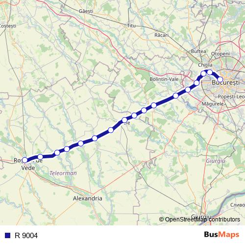 R 9004 rail Line Map