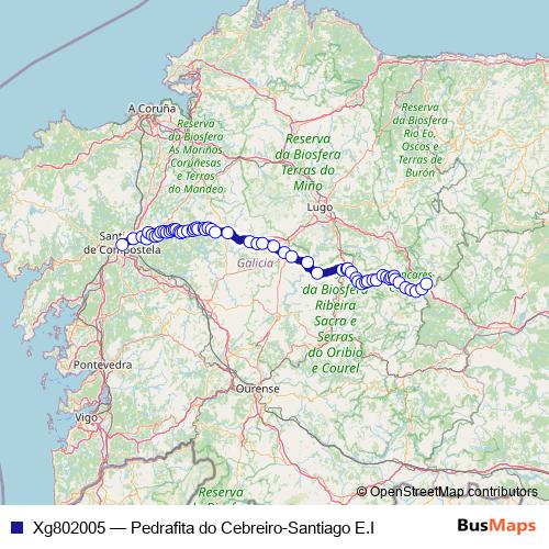 Xg802005 bus Line Map