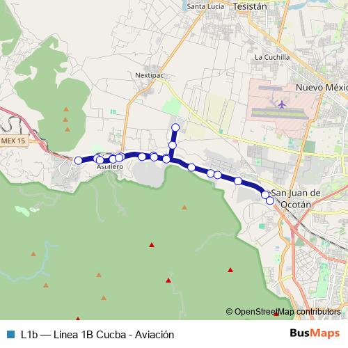 L1b bus Line Map
