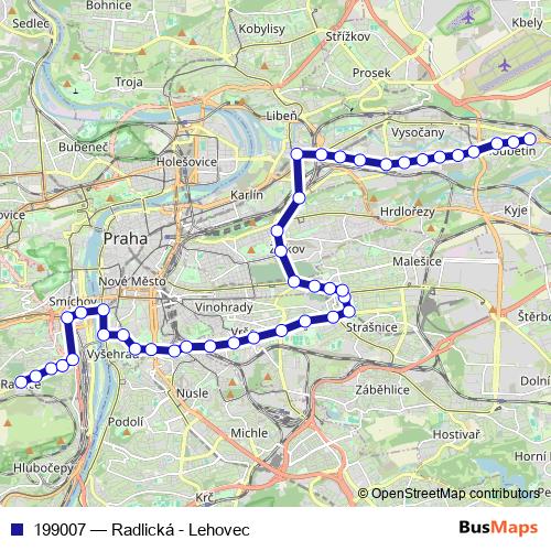 199007 tram Line Map