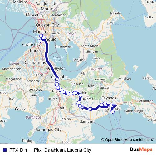 PTX-Dlh bus Line Map