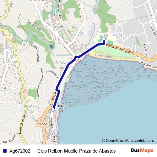 Xg672002 bus Line Map