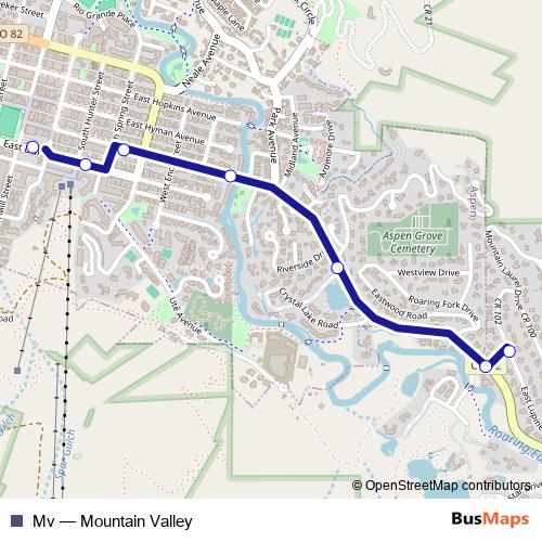 Mv bus Line Map
