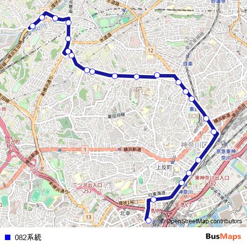 082계통 bus Line Map
