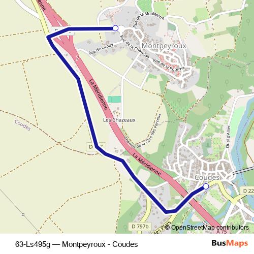 63-Ls495g bus Line Map