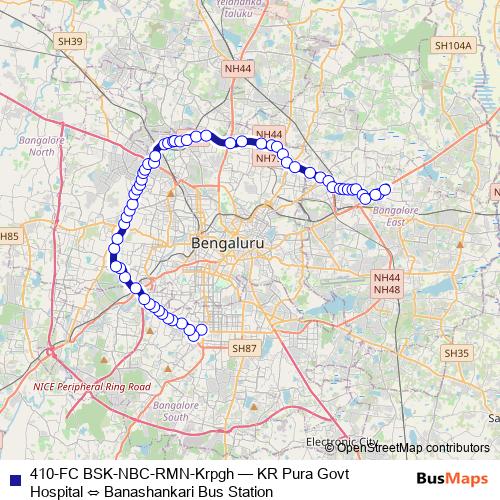 410-FC BSK-NBC-RMN-Krpgh bus Line Map