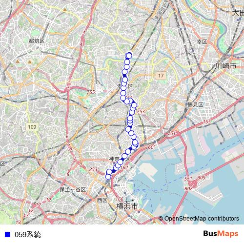 059系统 bus Line Map