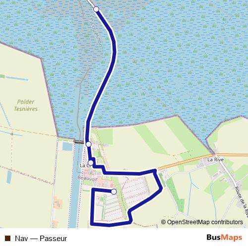 Nav bus Line Map