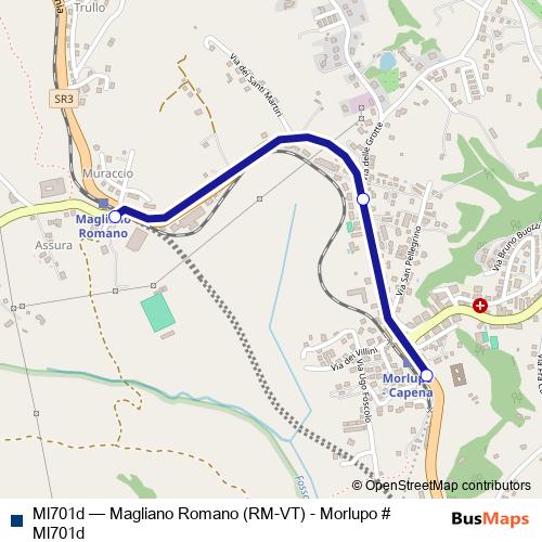 Ml701d bus Line Map