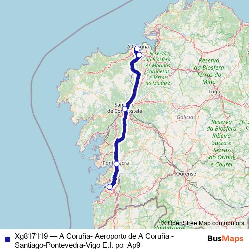 Xg817119 bus Line Map