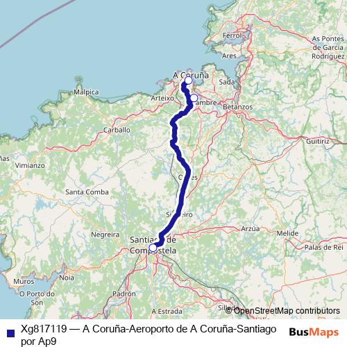 Xg817119 bus Line Map