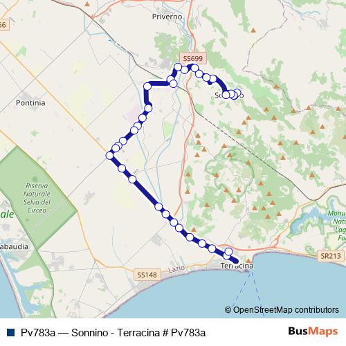 Pv783a bus Line Map