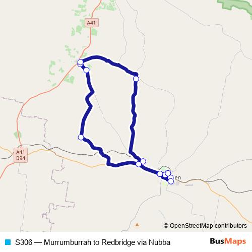 S306 bus Line Map