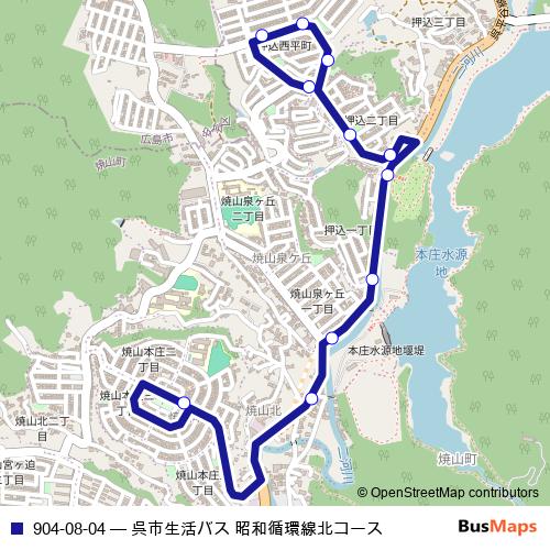 904-08-04 bus Line Map