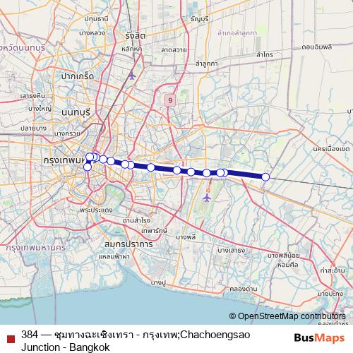 384 rail Line Map
