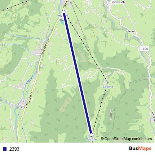 2393 cable-car Line Map