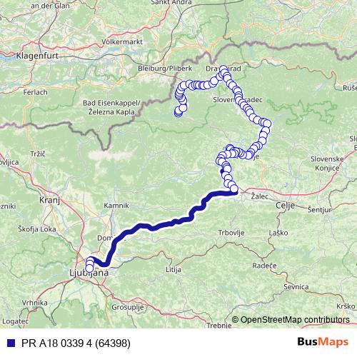 PR A18 0339 4 (64398) bus Line Map