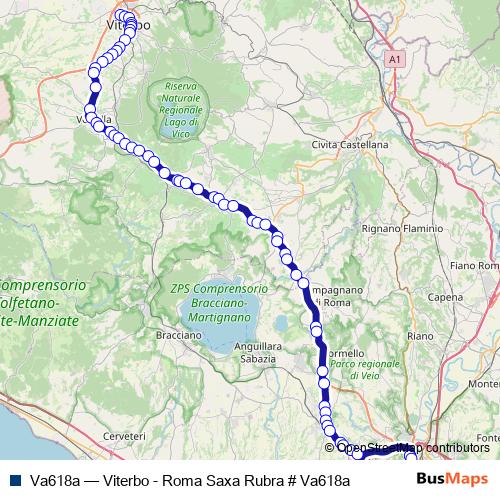 Va618a bus Line Map