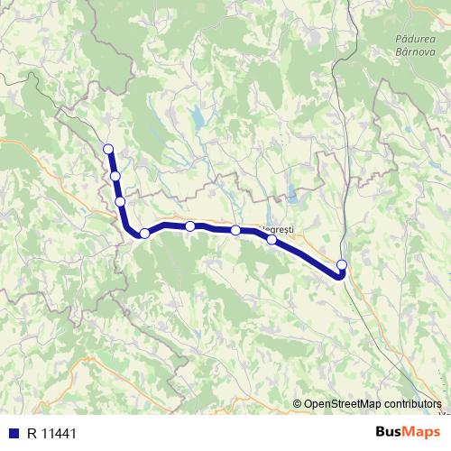 R 11441 rail Line Map