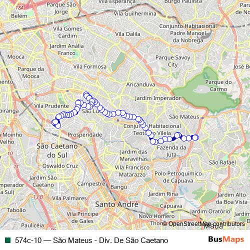 574c-10 bus Line Map