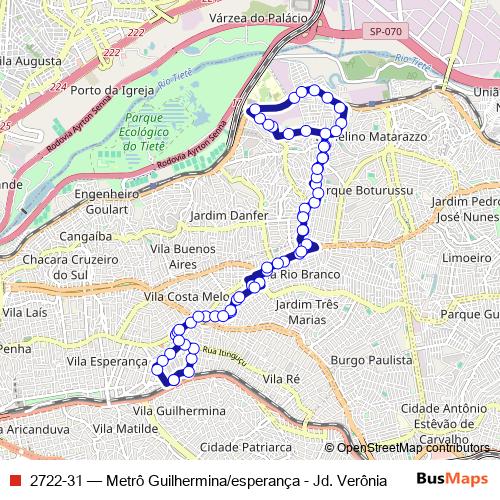 2722-31 bus Line Map