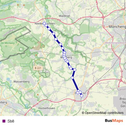 Sb8 monorail Line Map