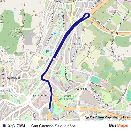 Xg817054 bus Line Map