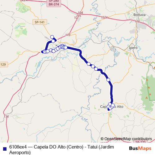 6108ex4 bus Line Map