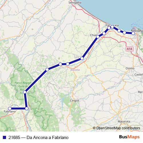 21685 rail Line Map