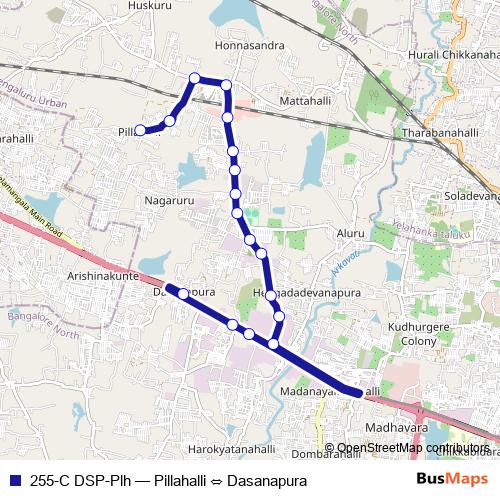 255-C DSP-Plh bus Line Map