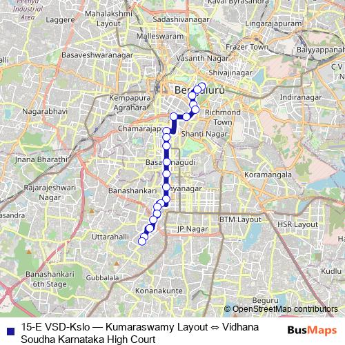 15-E VSD-Kslo bus Line Map