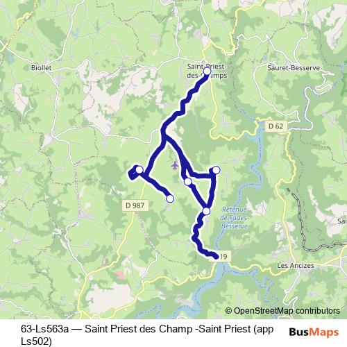 63-Ls563a bus Line Map
