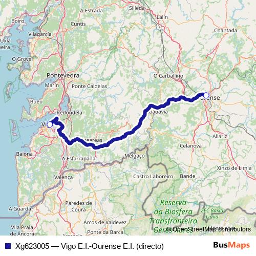 Xg623005 bus Line Map