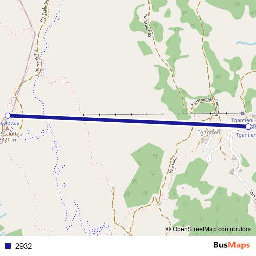 2932 cable-car Line Map