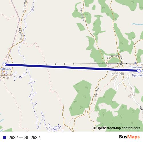 2932 cable-car Line Map