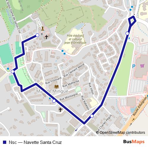 Nsc bus Line Map