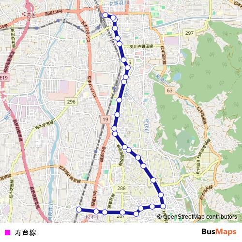 寿台線 bus Line Map